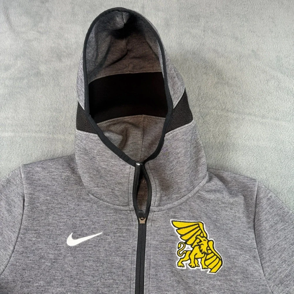Nike Dri-FIT Missouri Western State University Griffons Full Zip Hoodie Grey‎ M